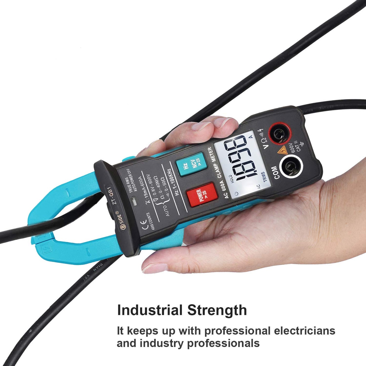 BSIDE 600A Digital Clamp Meter True RMS DC AC Ammeter Pliers Inrush Current Smart Auto profession Multimeter Voltage Ohm Tester