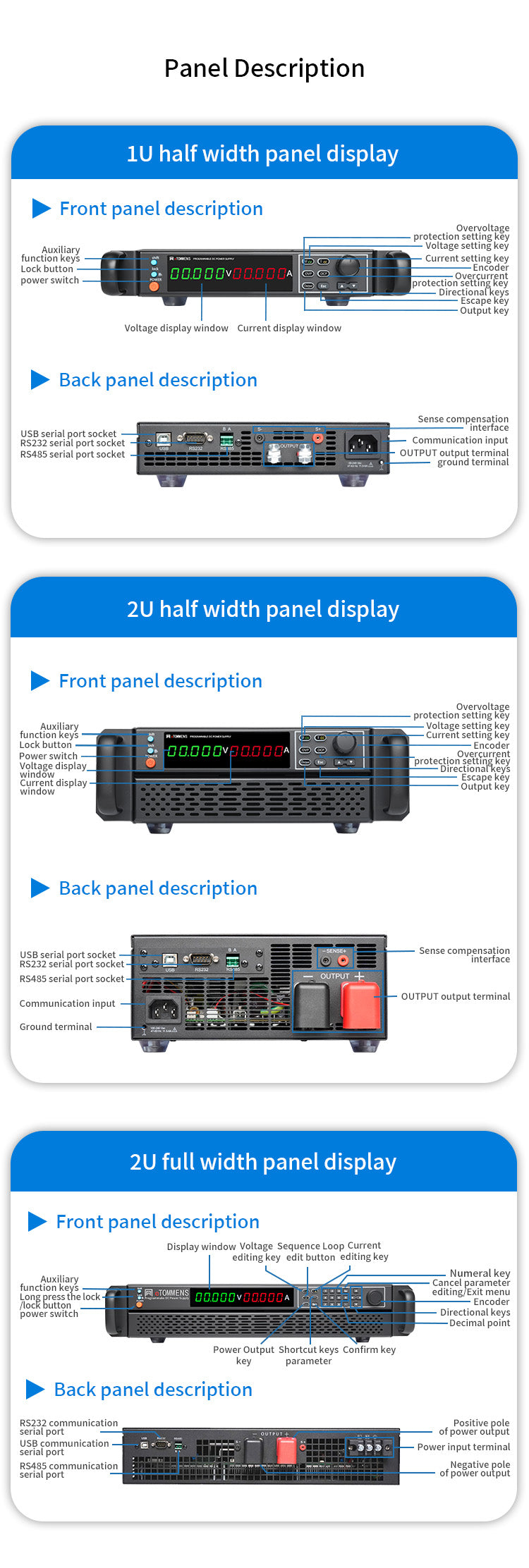 High power supply 1-10KV 6000W high precision calibration power supply standard power supply programmable power supply for laboratory use engineer use maintenance use electrical room use