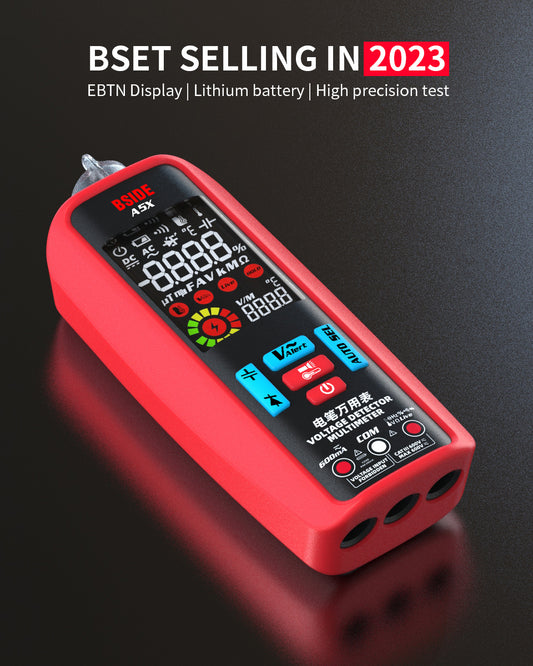 BSIDE A5X Smart Digital Multimeter USB Tester Profesional AC DC Current VFC NCV Live Wire Ohm Diode Voltage Detect Meter