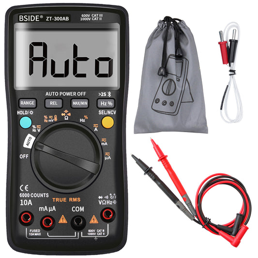 BSIDE ZT-300AB Wireless Digital Multimeter True RMS Manual/Auto Ranging 6000 Counts DMM Voltage Capacitance Temp Amp Ohm Diode   5.0  2 Reviews  ౹  14 sold