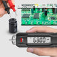 BSIDE Digital Multimeter Pen-Type 3-Results Display Pocket Smart Voltmeter Capacitance Diode Ohm Hz Continuity V-Alert Voltage Tester with Back Probe Pins for Electronic Maintenance(A3X)