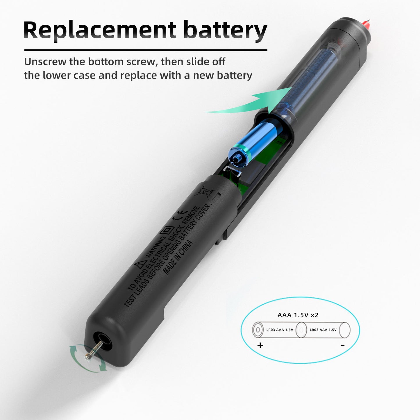 BSIDE Digital Multimeter Pen Type Smart multitester Auto Range DC AC Voltage Capacitance Ohm NCV Hz Diode Live wire Tester Meter