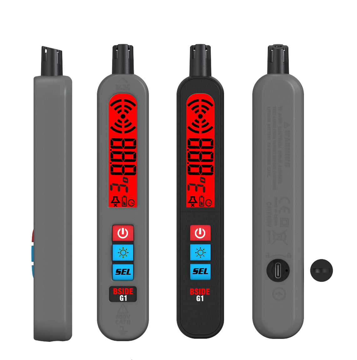 BSIDE G1 Gas Leak Detector Sound Screen Alarm with LCD Display Gas Detector Combustible Flammable Natural Methane Gas Detector