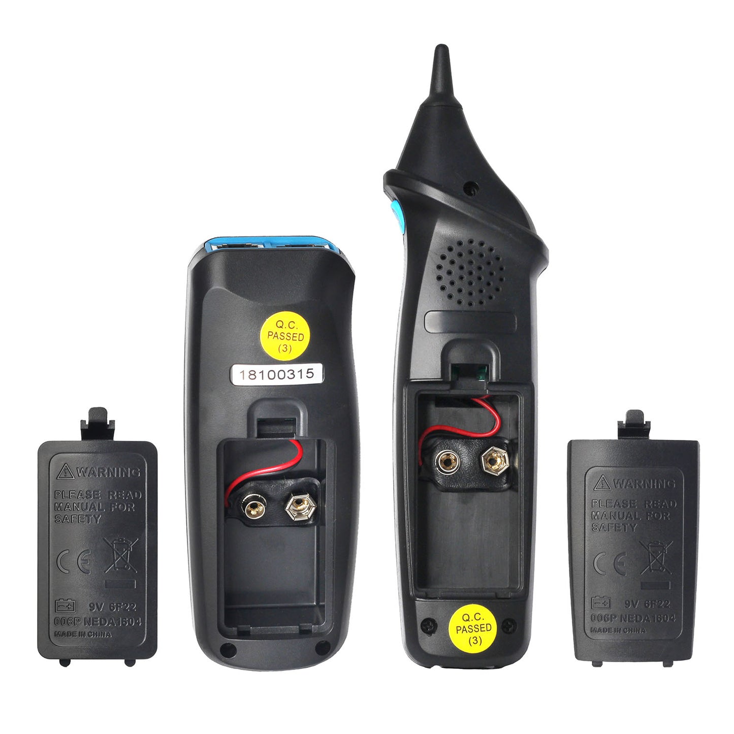 BSIDE FWT81 Network Cable Tester RJ45 RJ11 Wire Tracker Telephone Line Tester LAN TV Electric Line Finder Toner Network Cable Collation Continuity Checker with Flashlight