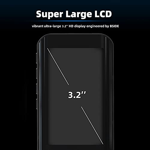 BSIDE Digital Multimeter Color LCD 3 Results Display 9999 Counts Auto-Ranging Voltmeter Capacitance Ohm Hz Diode Duty Cycle Live Check Voltage Tester