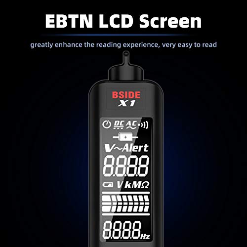 BSIDE EBTN LCD Outlet Tester 3 Results Display Non-Contact Voltage Detector GFCI Receptacle Socket Tester