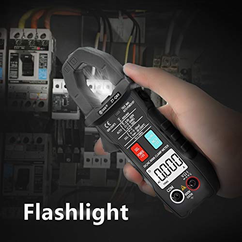 BSIDE Digital Clamp Meter 1mA AC/DC Current True RMS Auto-Ranging 6000 Counts Meter Hz Temperature Capacitance Live Check V-Alert Low Impedance Voltage Tester
