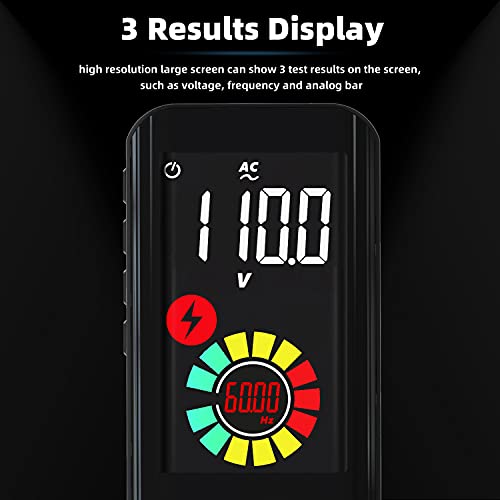 BSIDE Digital Multimeter Color LCD 3 Results Display 9999 Counts Auto-Ranging Voltmeter Capacitance Ohm Hz Diode Duty Cycle Live Check Voltage Tester