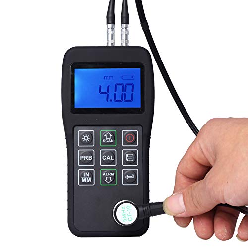 BSIDE CCT11 Digital Ultrasonic Thickness Gauge Tester Meter 0.75-300mm for Metal Steel Aluminum Copper Plastic