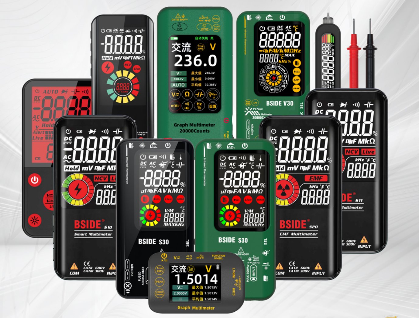 Multimeter Collection Digital Multimeter – BSIDE