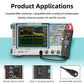 BSIDE UP1 Oscilloscope Current Probe, AC/DC Current Clamp 100A, 10A/100A Dual Range, 10mV/A and 100mV/A Output, 20kHz AC Bandwidth, Rechargeable Li-Ion Battery, CAT III 600V