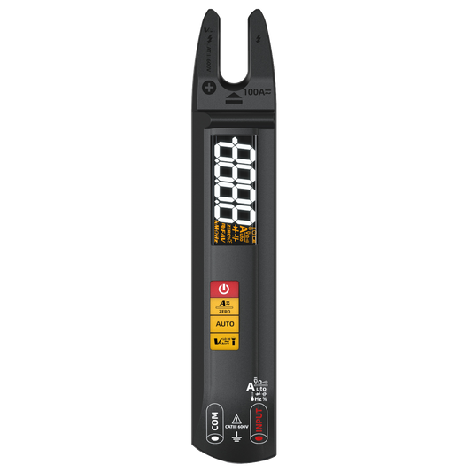 BSIDE U1 Open Jaw Digital Multimeter DC AC Current Clamp Meter 6000 Counts, Mini and Rechargeable, Measures Voltage Current Ohm Continuity Automatically, Capacitance Diode Duty Cycle Hz NCV Tester