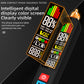 BSIDE AVX1 2-in-1 Phase Tester & NCV Detector, Live Wire/Phase Sequence Check,High/Low Sensitivity | LCD Color Screen | Temp Display | USB Rechargeable 400mAh