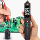 BSIDE Voltage Tester EBTN LCD Non-Contact Voltage Detector Pen with Integrated Cross Line Laser, Measure Capacitance VFC Diode Resistance Hz, V-Alert Live Check Electric Sensor