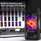 BSIDE SH9A thermal imaging multimeter High-resolution thermal imager+20000-word multimeter 2-in-1 touch screen AC/DC 10A Suitable for PCB repair, electrical, HVAC, and industrial applications