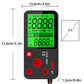 BSIDE Rechargeable Digital Multimeter Electrical Voltage Tester Pocket Smart Voltmeter Resistance Continuous Frequency V-Alert Real Time Voltage Tester with Carrying Case