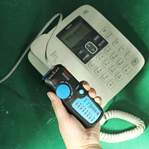 Bside Electric Tester Kit, Wire Tracker Network Cable Collation Telephone Line Tester with 12V-1000V Dual Mode Non-Contact Voltage Detector Set