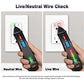 Bside Non-Contact Voltage Tester Dual Mode 12-1000V Electric Power Volt Detector Pen with 8 LED Indicators